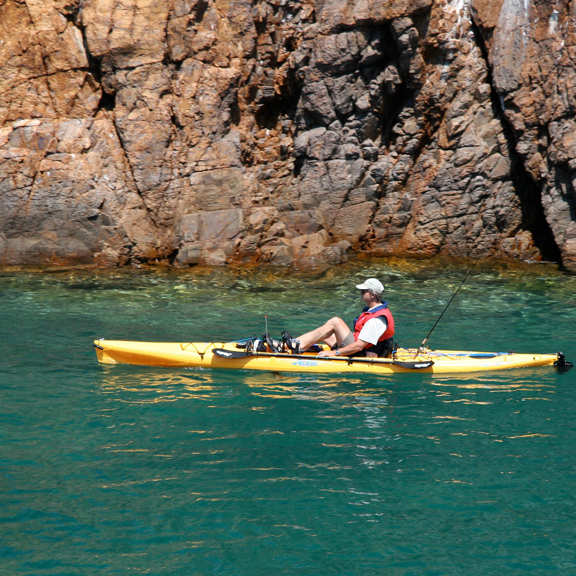 Hobie Mirage Revolution 16 Kayak Paddling Shot