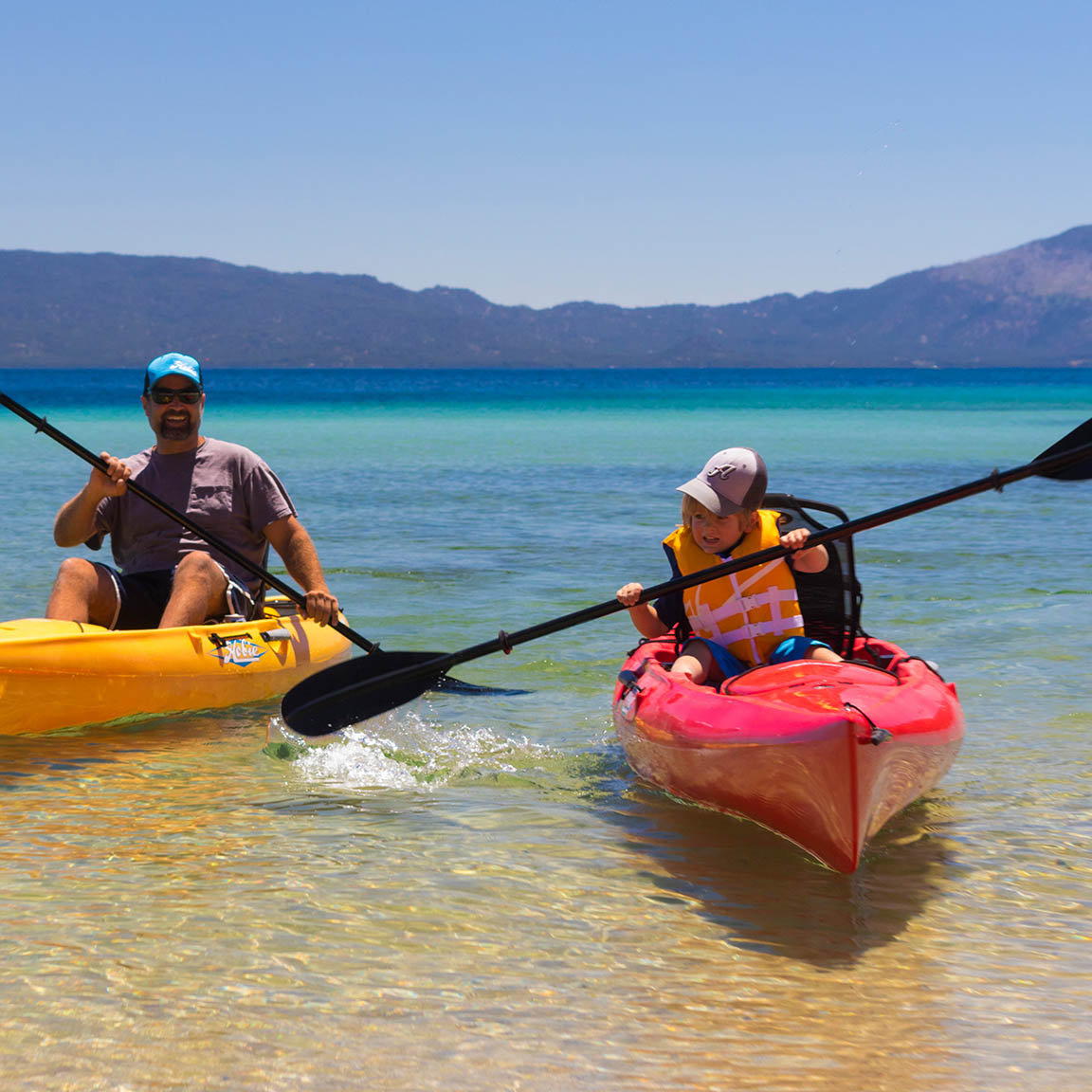 Hobie Quest 11 Kayak Family Shot