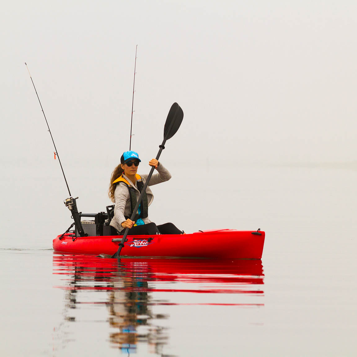 Hobie Quest 11 Kayak Paddling Shot