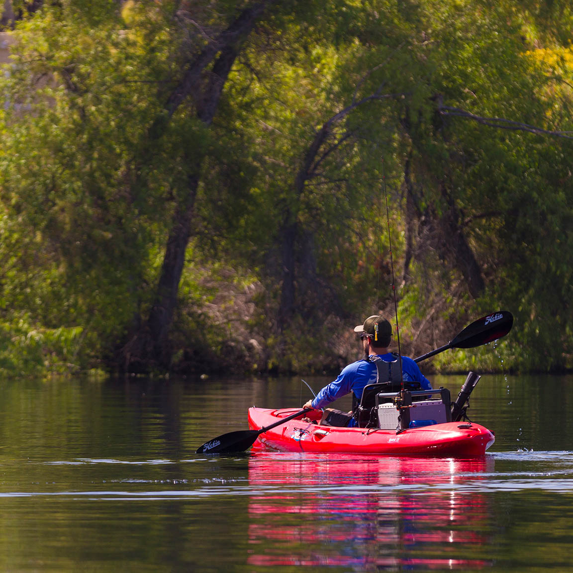 Hobie Quest 13 Kayak Paddling Shot